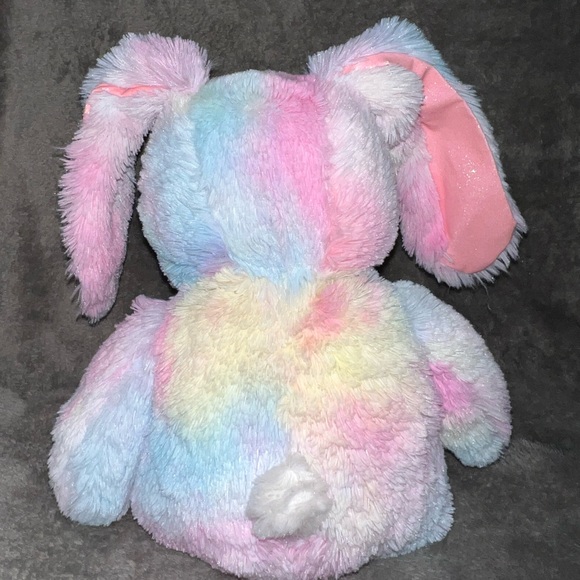 Build a Bear Workshop Pastel Swirl Pawlette Bunny Rabbit Limited Ed BABW - Picture 5 of 6